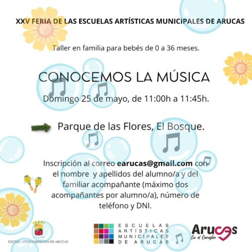 taller de música para familia y bebés - escuela artistica