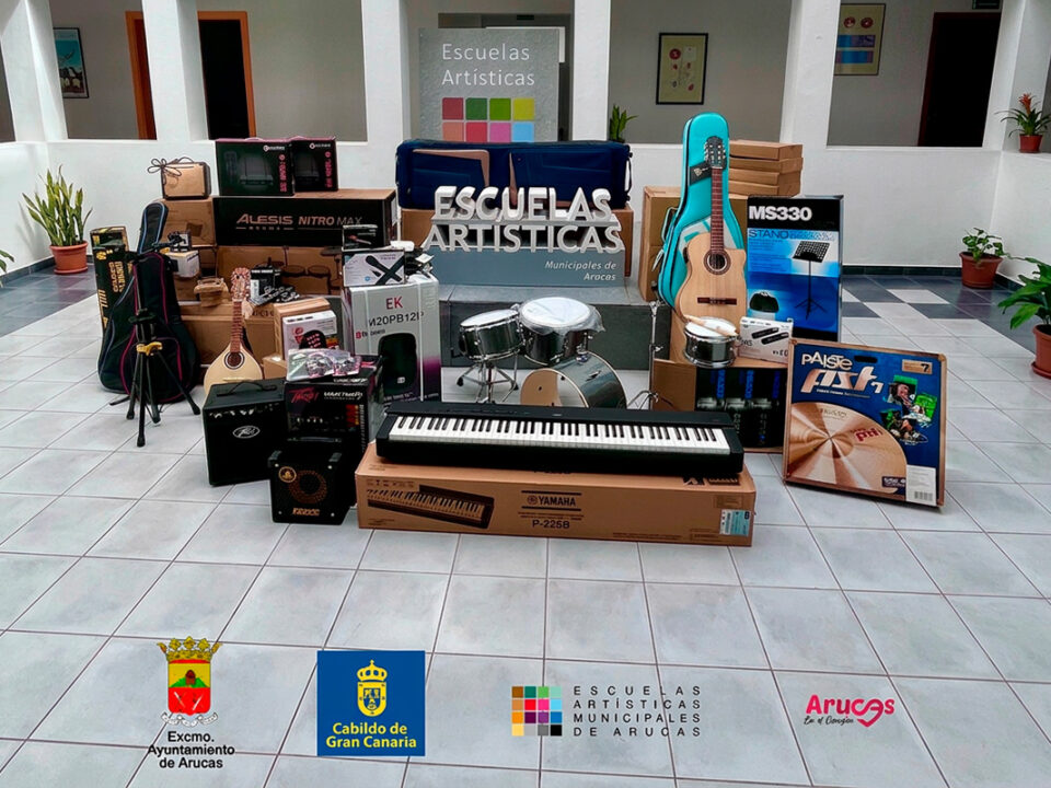 Arucas renueva el equipamiento de sus Escuelas Artísticas para reforzar la formación musical del municipio